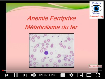 Metabolisme du fer et Physiopathologie de anemie martiale
